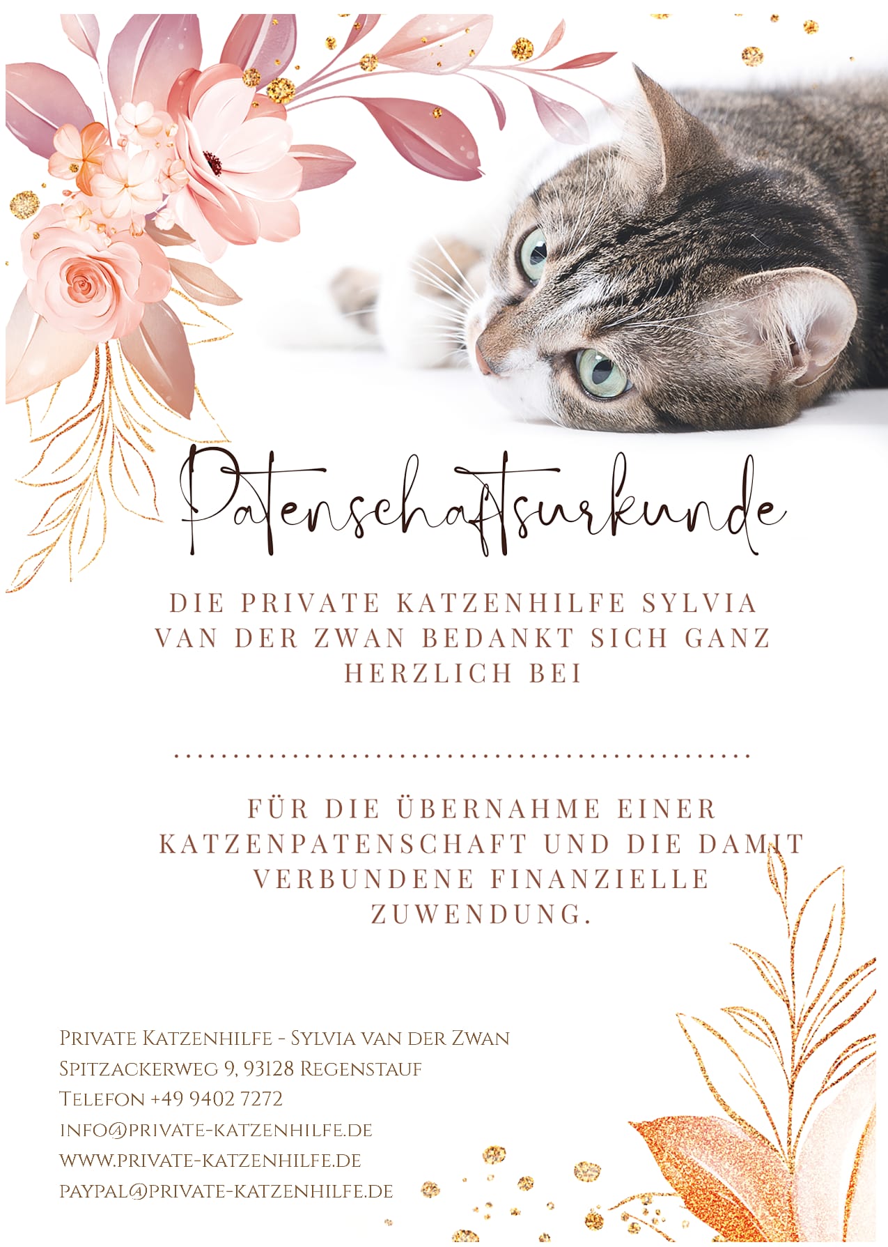 Patenschaftsurkunde 2024